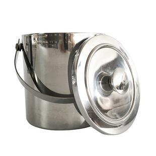不GSP锈钢桶双冰冰粒桶手提啤酒桶高颜值酒吧KTV香槟红酒层保温冰