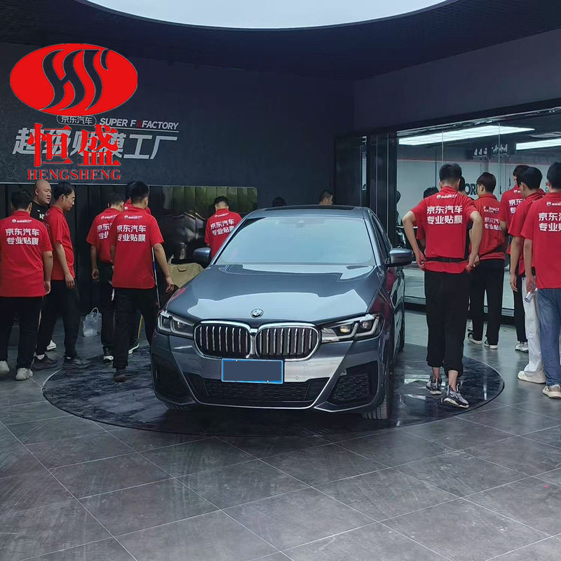 汽车旋转盘车展旋转展示台车库掉头旋转台工业展览旋转台升降车台