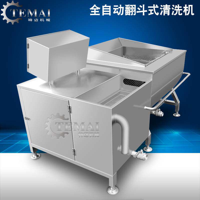 商用小型涡流洗菜机 切割类果蔬旋涡清洗机 水循环自动出料清洗机