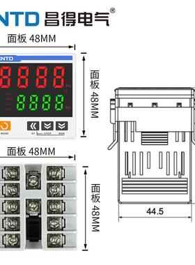 NTND昌得温控仪CT4S-4641数显智能双输出194温C度控制器PID面板8*