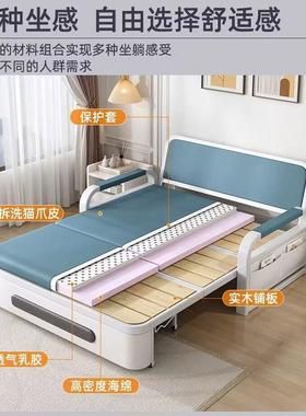 双人伸缩床床折叠沙发两用小户网红款客厅多功YRP能免型洗猫抓布