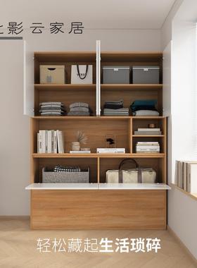 L7现柜代简约床头尾夹柜储床物开门缝柜挂衣橱省空间墙角QCU边柜