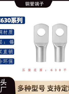 工厂直SC630-线14/16/销20圆形铜鼻子大HTB流紫铜管窥口冷电压接