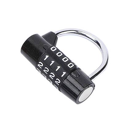 苏识 ZCU654黑 四位密码锌合金U型密码锁短梁 （计价单位：个）黑