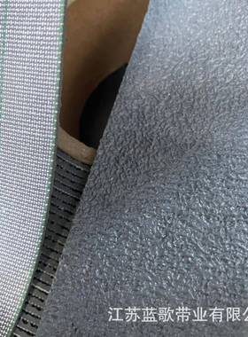 江苏蓝歌剑织机包带灰色布纹辊皮厚2.m0m杆纺织设备耐磨型黄糙面