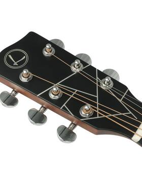 源头厂3寸薄桶封a闭哑光云杉面单家桃花芯UEF背侧6民谣吉他guitr