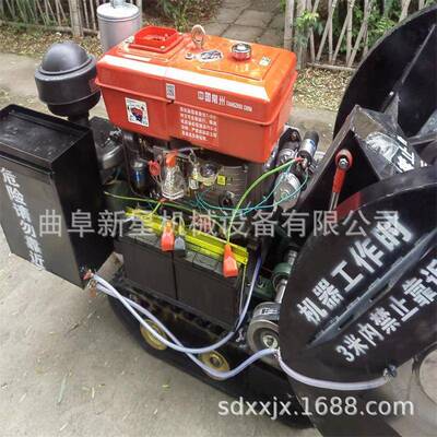 新路星割路切面割机混凝土切设备切1711米深马切缝机