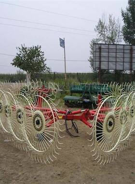 农牧场圆盘麦搂草机搂秸玉秆米子稻子牧草CAH铁耙子草指清盘式搂