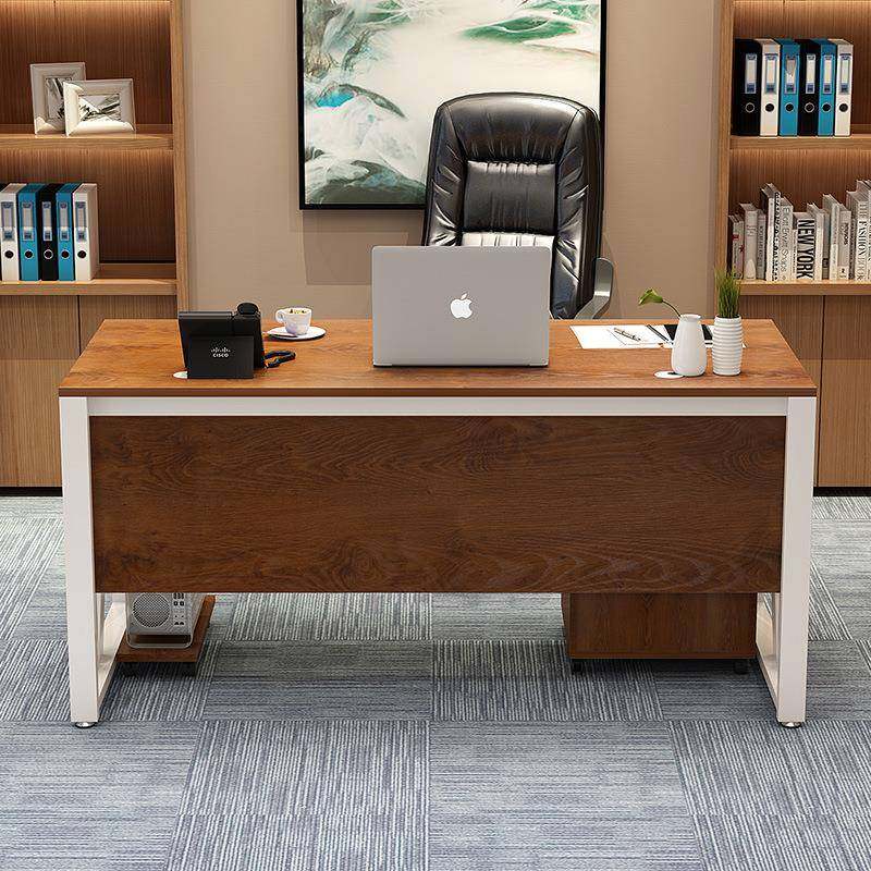 办公桌桌椅组合简现代经理办脑公室Z-1588电单人主管商约用老板子