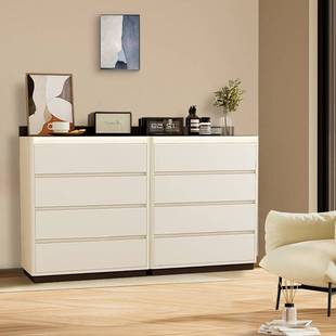 钢制斗柜卧室收纳柜五斗柜简约现代抽屉柜梳妆台储物柜客厅电视柜