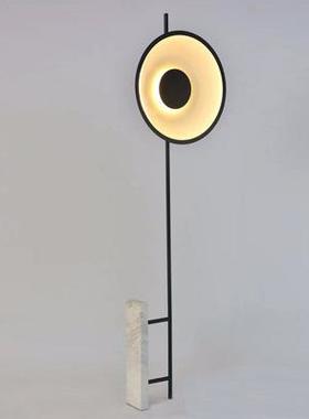 后现代创意理石客厅落地48277室灯艺术卧大头床样板房落地灯