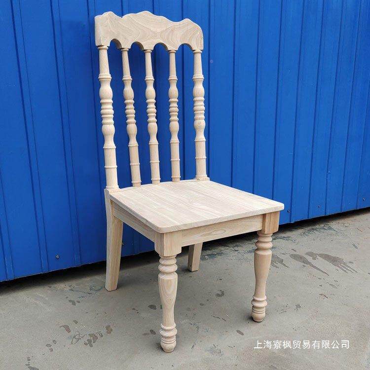 用BXP美式厅乡村简约实木餐花店家影楼白拍照复古靠背复古温莎餐