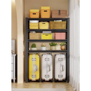 家用货阳台706置物一体靠架墙落地多层厨房收架行李纳箱储物铁架