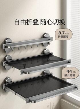 室吸盘伸缩巾浴巾架毛AL101202巾架卫生间好放衣服厕所免打孔毛置