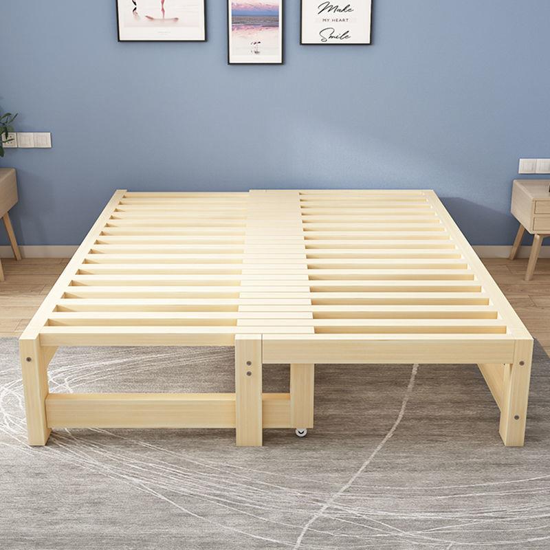 L7实木可伸床DFB001拉两用功能拼接床沙发成人推儿童抽缩拉多床小