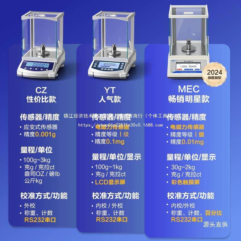 电子分析天平万分之一01m0..0001百g分千分铁之一高精度精无品牌/