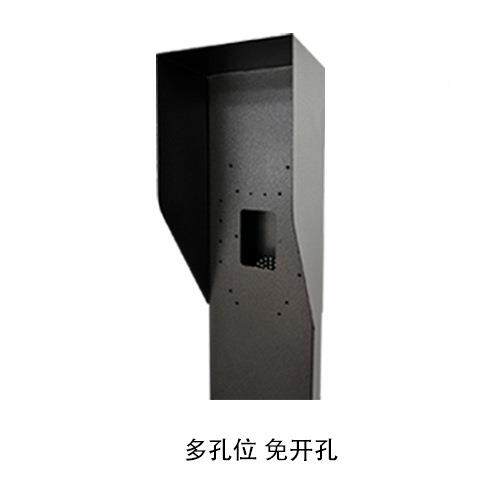 按钮水立柱支架室外开关刷门禁立柱小415人脸机指纹系卡区统防雨