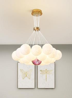 卧吊灯室16877月球厅灯具现代简约儿房间主卧灯创意餐厅童房客灯