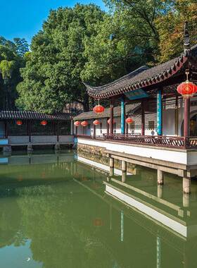 高端全铜阳台红灯笼灯挂饰结防水户外中灯国风婚OBX大红灯笼吊大