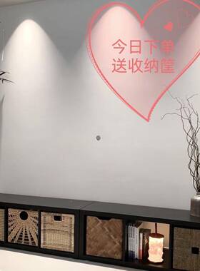 卡莱格子单层黑色视柜落克地矮柜收柜纳柜格TGF电子柜组合