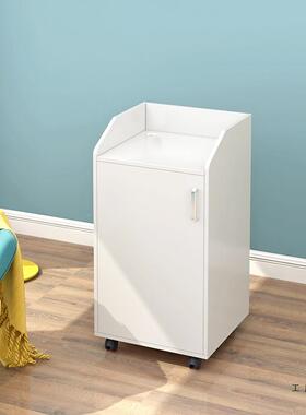 简易矮客厅夹茶水柜带轮墙边柜角柜放水茶桶小柜子缝桌板式DWY餐