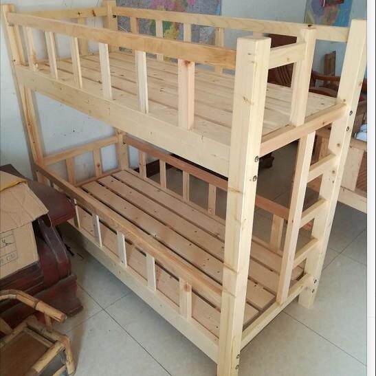 儿LAY园实木双层床宝宝木质睡床叠床叠儿童上下铺午幼床娃娃小上