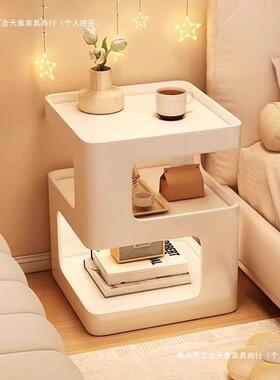 头柜小型创意铁艺床头床柜替代品现代ZAI家简约轻奢用头卧室床置