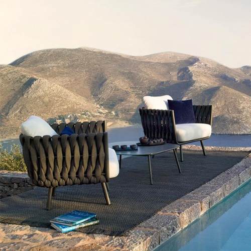 户外沙发庭院室外阳台藤椅藤编沙发防水防晒露天休闲桌椅花园家具