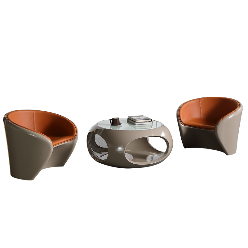 美容院店铺会客桌椅售楼部影楼沙发椅洽谈桌椅休息区接待桌椅