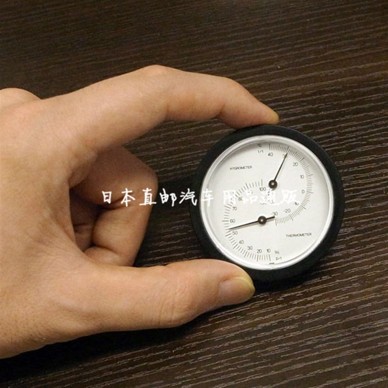 製造汽車載内用温度计表湿度计顯示器机械指针仪表盘粘贴