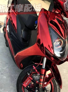 三阳四代目油改电飞鹰劲战F1四代目外壳PP件黑胶改装电镀外壳烤漆