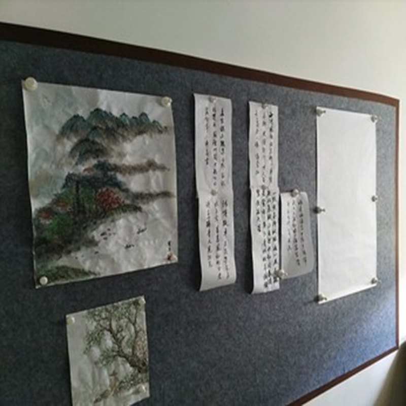 磁性书法毛毡墙强力磁铁书画垫磁力国画展示墙贴纸定制铁性吸磁贴