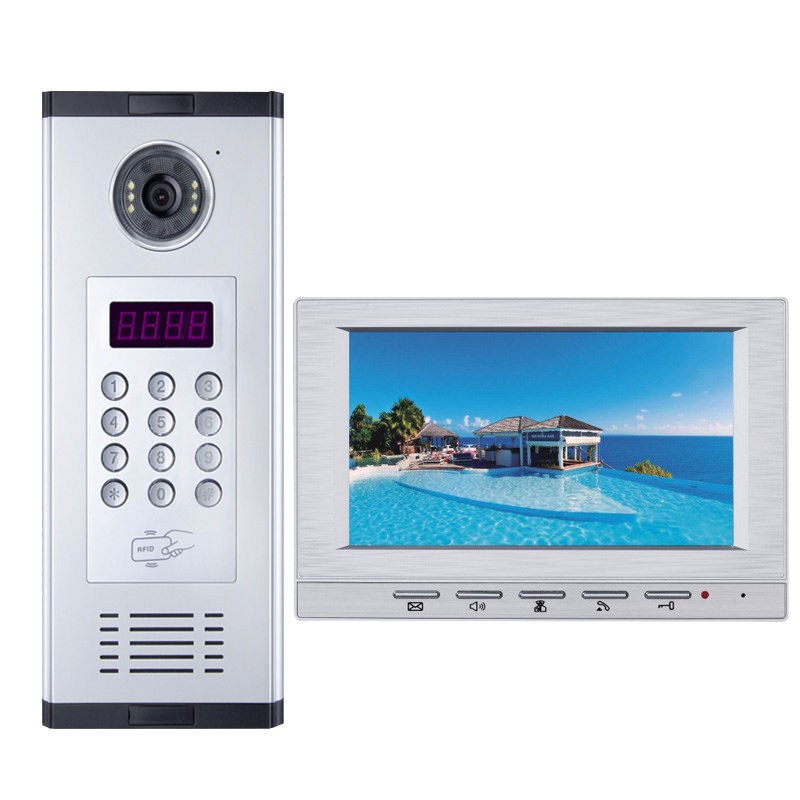 艾特达楼宇对讲可视门铃可视智能门禁设备有线高清视频可视门禁