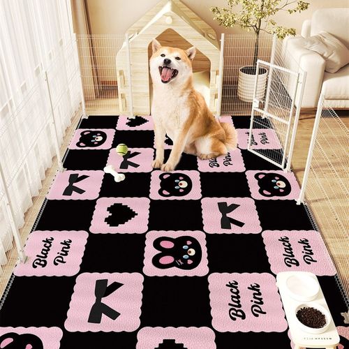 免打理宠物专用pvc防水防尿地垫狗狗围栏垫子猫咪防抓地毯不沾毛