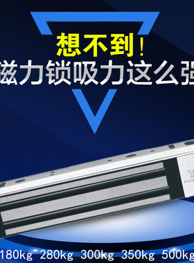 YGS杨格锁王(阳光)电磁力锁门禁180kg单门 280kg双门电控锁明暗装