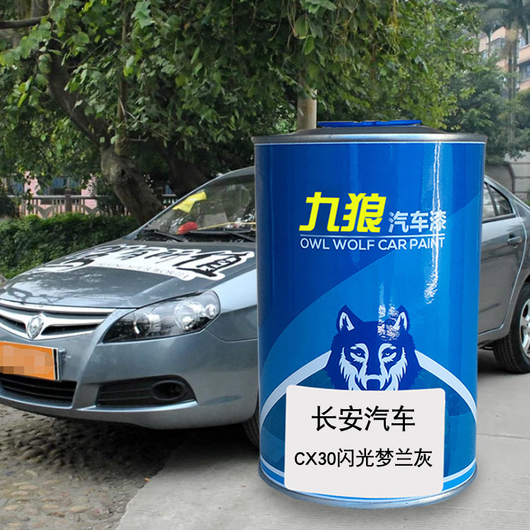 九狼汽车漆长成品安汽车漆梦兰灰CX20珍珠白闪光咖啡金黄30及品红