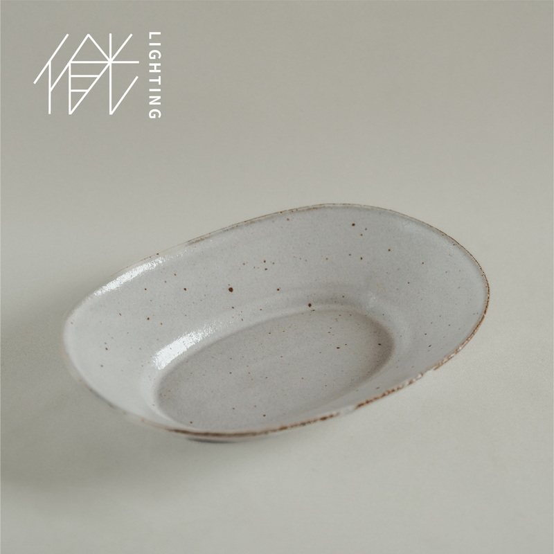 作光  李芸 粉引咖啡杯 餐盘 饭碗 盖碗 水果沙拉盘 手作器皿