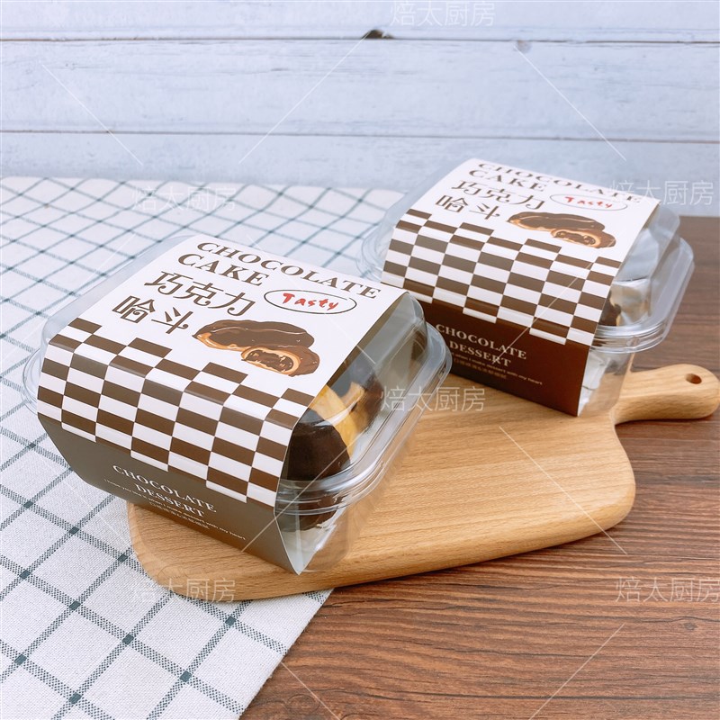 烘焙包装巧克力哈斗蛋糕盒拿破仑酥提拉米苏西点打包盒中式糕点盒
