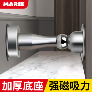 免打孔防撞门挡门阻器地吸卫生间门碰强磁力门吸门器门顶墙吸静音
