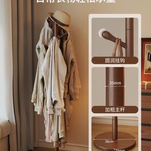 实木上放挂衣架落地卧室客厅衣架物架床边晚衣无品牌/儿童衣置帽