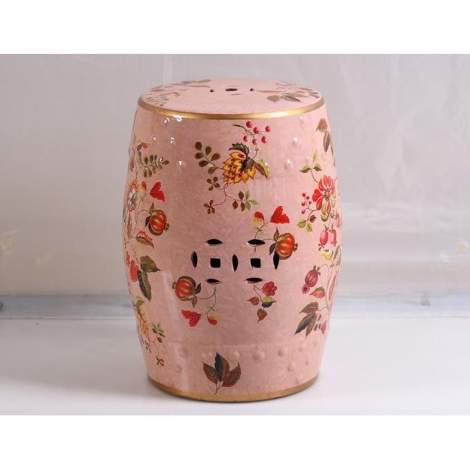 陶瓷凳瓷陶瓷凳鼓子IBF中式陶鼓凳花鸟陶瓷凳仿古凳子古新典梳妆