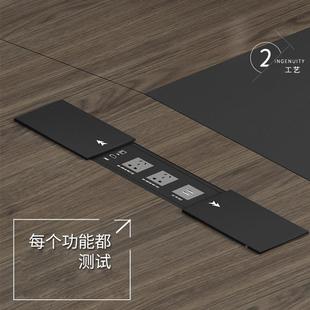 板货源产会议桌会议室新式 会LSA议桌 稳重加中厚接待洽地谈桌式