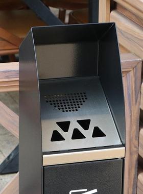 户外立式烟灰柱可固定不钢GH-C31-S灭烟柱吸烟柱可O印LGO烟蒂收锈