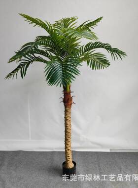 ZXH仿真葵绿植棕扇葵唐棕假树盆景摆内件装饰热带雨林植物厂室家