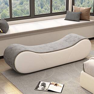 轻奢床榻床尾凳主卧室情侣春凳衣帽间床边放衣凳长条小沙发床前凳