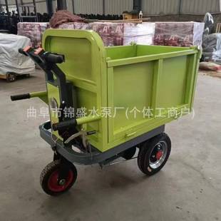 养殖拉粪专用搬运翻斗车工程运砂运土三轮拉货车建筑工地鸡公车