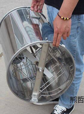新款摇蜜机滤一体蜜蜂摇糖不机小过型家用加厚304全锈DCB钢分体摇