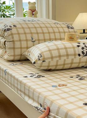 卡通纯棉被套单件150×200×30全棉学生宿5舍.lxy20247m床笠1款2