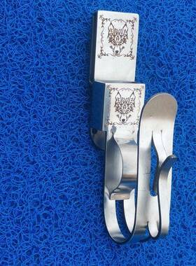 架子工工板IIX子专用挂钩新款白不锈钢电材质加保险扣小木巧纯轻