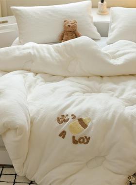 Nei双Ne纱i宝|新款ali-1684A类儿童层贝夏被春秋被冬被四季款贴身